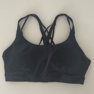 Fabletics - Medium Impact Sports Bra - Black, Women's M